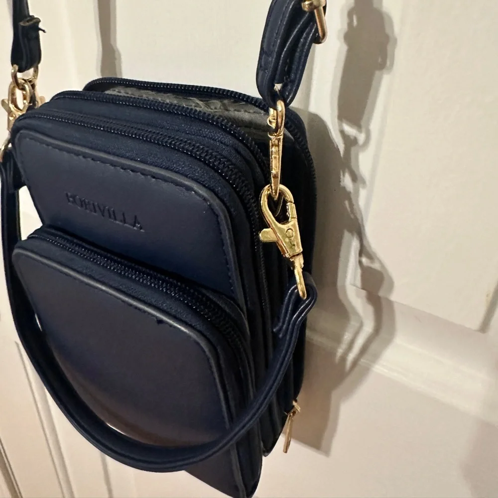 Navy Blue Phone Wallet Case